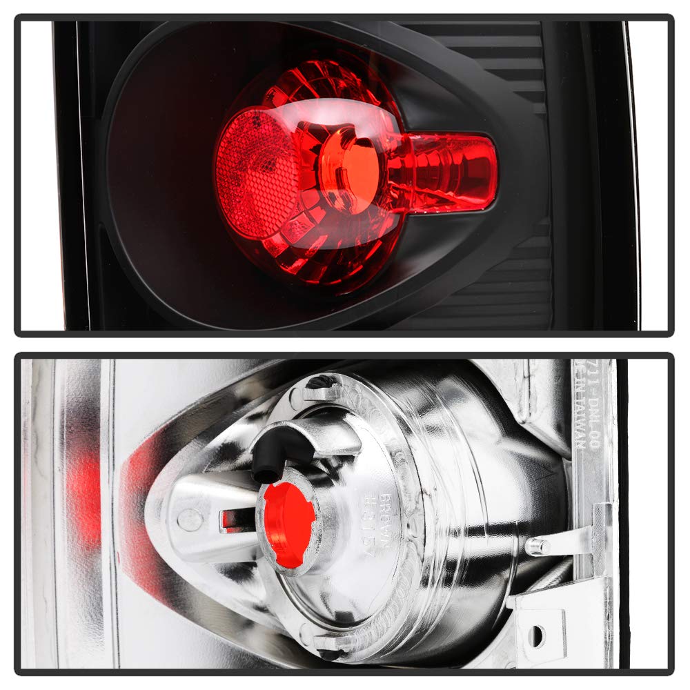 ACANII Black LED Tail Lights Brake Lamps Pair for 2000-2006 GMC Yukon Suburban Chevy Tahoe - Driver & Passenger Side Replacement - Enhance Night Visibility & Style for Trucks & SUVs