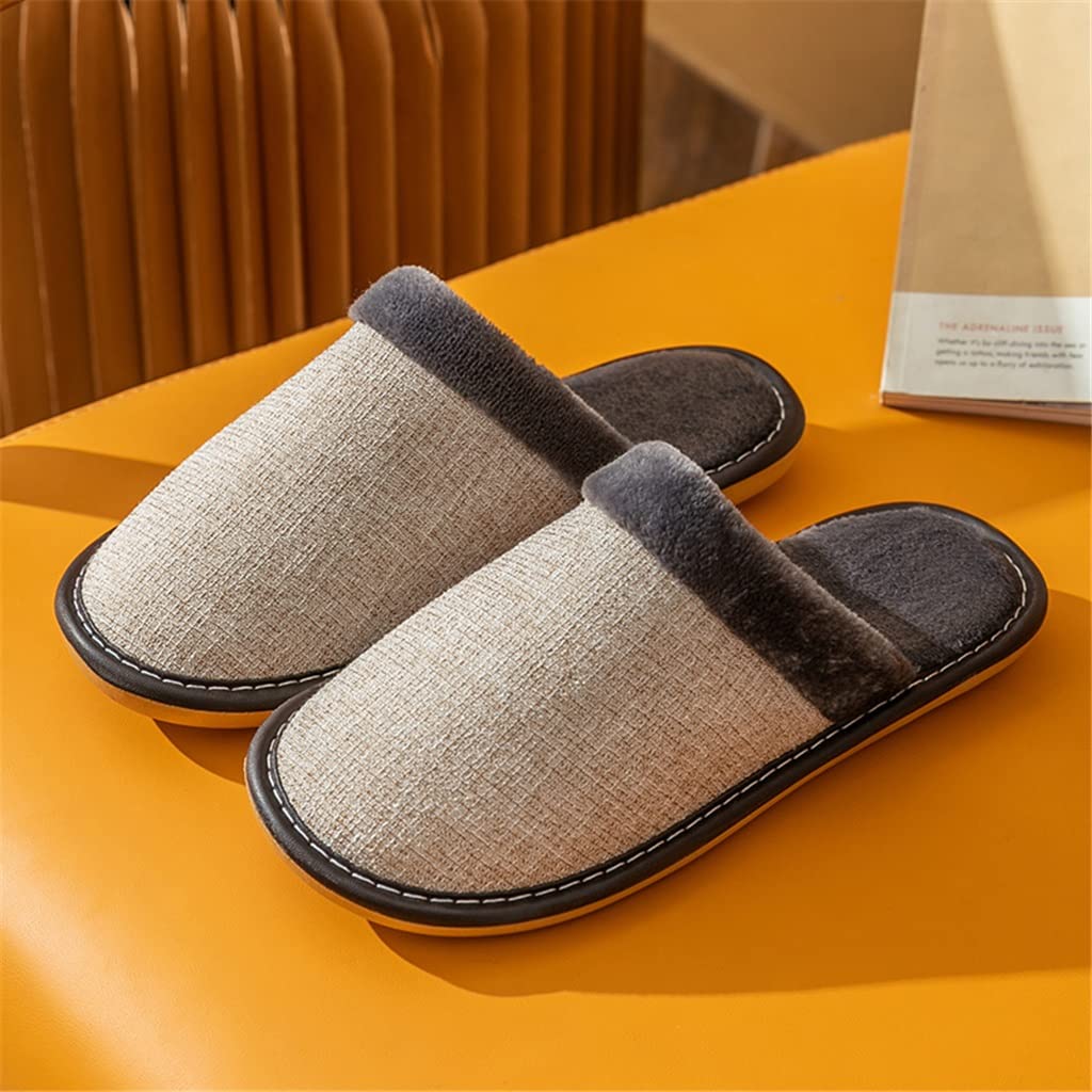 Cozy Plush House Slippers for Women - Warm Indoor Winter Slippers with Thick Non-Slip Sole - Soft Fuzzy Home Shoes for Relaxing, Lounging & Comfort (Color: B, Size 34/35) - Perfect for Cold Floors, Morning Coffee & Cozy Evenings
