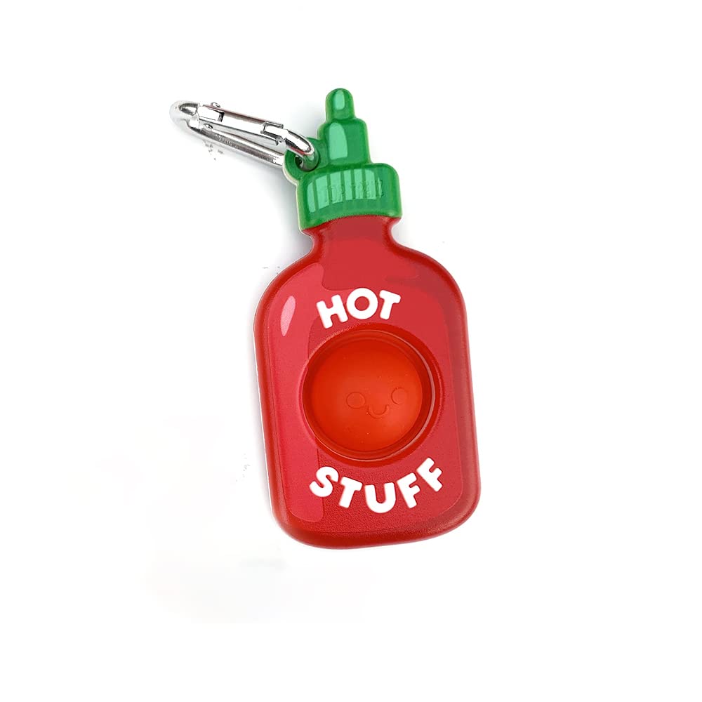 Top Trenz OMG Pop Fidgety Mega Pop Keychain - Stress Relief Fidget Toy for Kids & Adults - Perfect for Anxiety Relief, Office, School & Travel Accessories