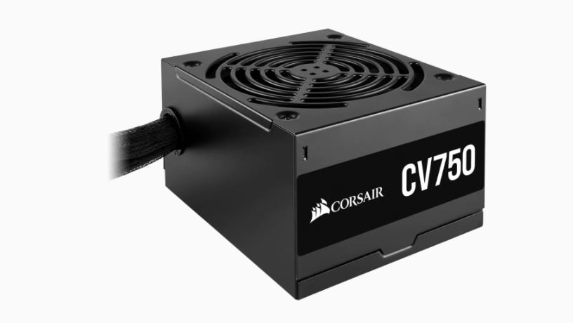 CV750 750W 80 Plus Bronze Certified Power Supply Unit (PSU) with Fixed Cables - Reliable & Energy-Efficient for Gaming PCs, Workstations & Home Office Desktops