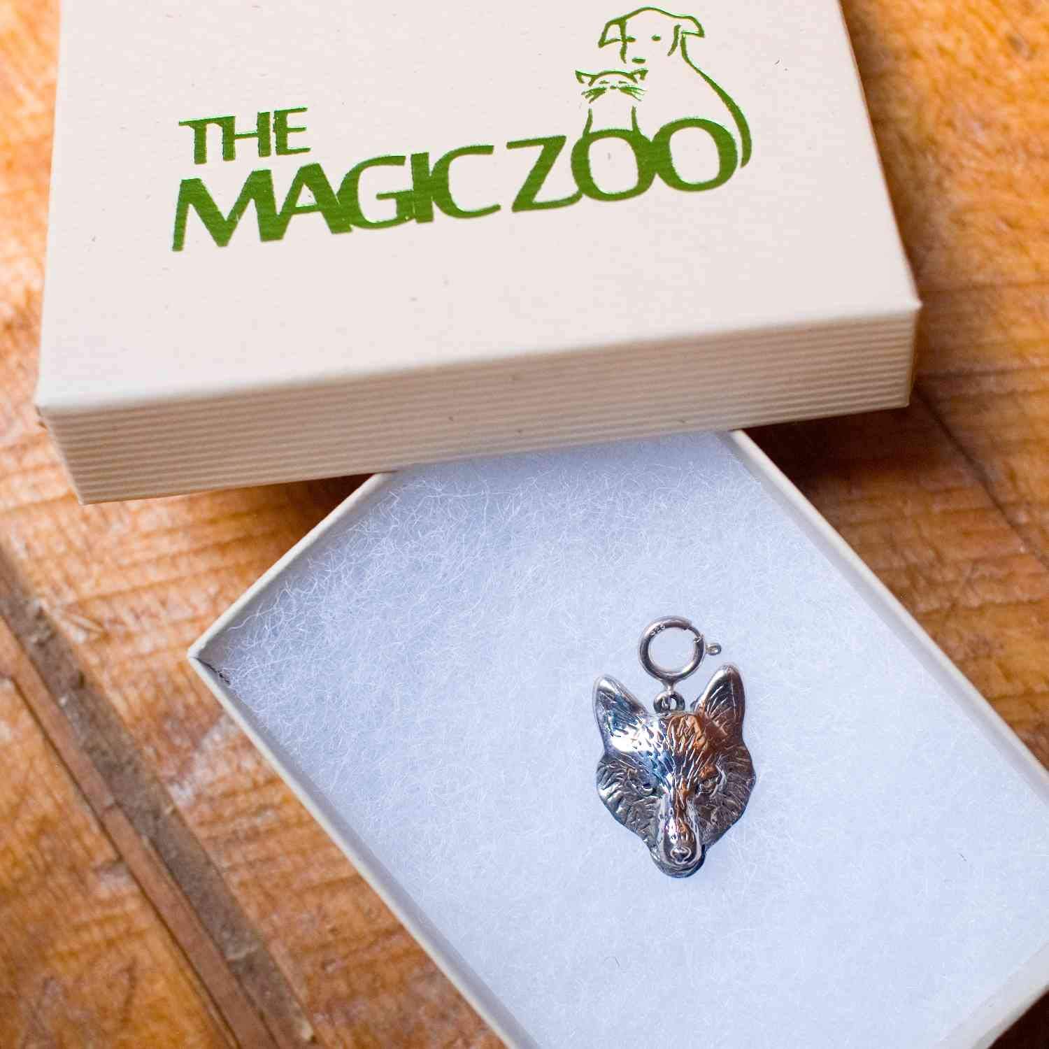 Handmade Sterling Silver Wolf Charm for Bracelet - Unique Wolf Jewelry Gift for Women - USA Crafted - Perfect for Nature Lovers & Boho Style Accessories