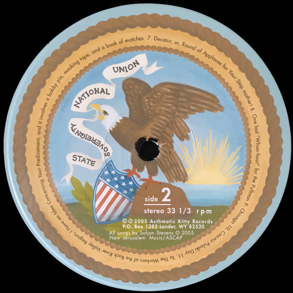 Sufjan Stevens - Illinois (2xLP Vinyl Record Album, Reissue, Remastered, Canadian Pressing, Mint Condition) - Perfect for Vinyl Collectors & Indie Music Lovers