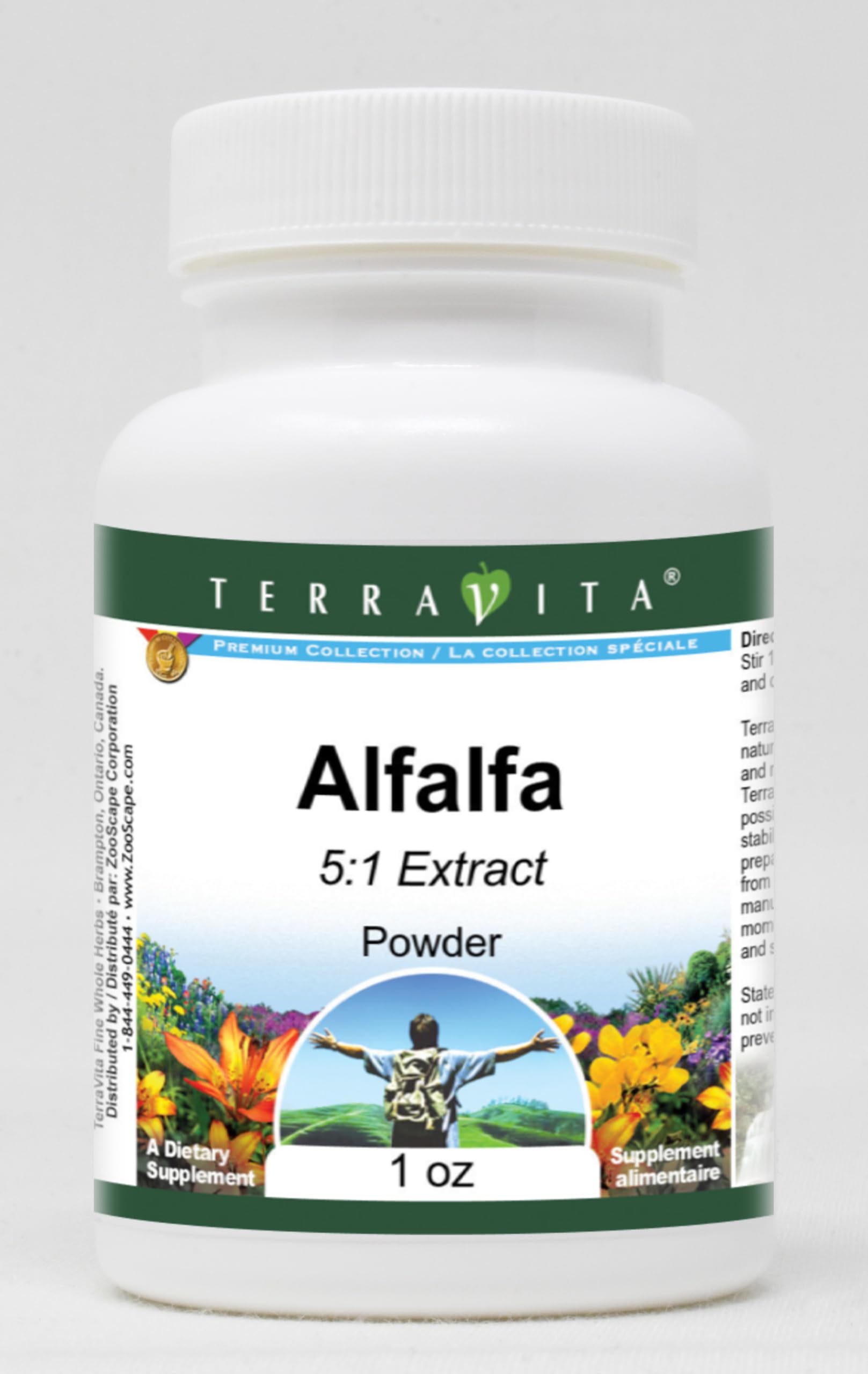 Premium Alfalfa 5:1 Extract Powder - 1 oz (ZIN: 518838) | Organic Superfood Supplement for Detox, Energy & Digestion | Perfect for Smoothies, Juices & Wellness Routines