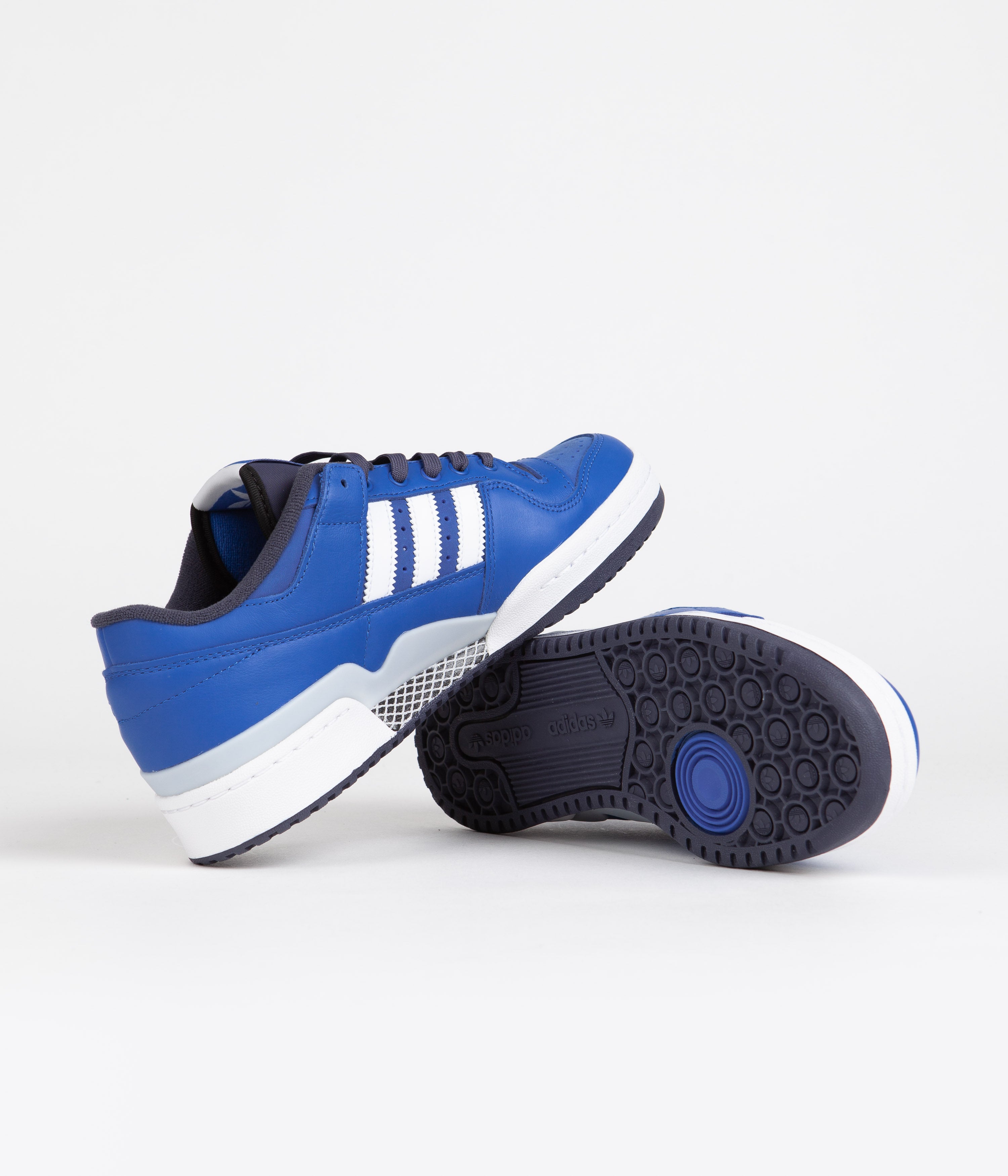 Adidas Forum 84 Low ADV Sneakers - Bluebird/FTWR White/Shadow Navy - Men's Casual Shoes for Streetwear & Everyday Wear