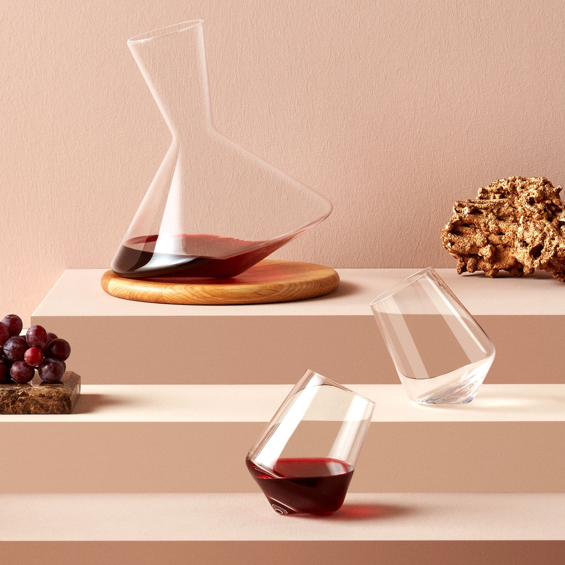 Premium Balance Wine Glasses Set of 4 - Elegant Stemware for Red & White Wine - Perfect for Dinner Parties, Weddings & Home Entertaining