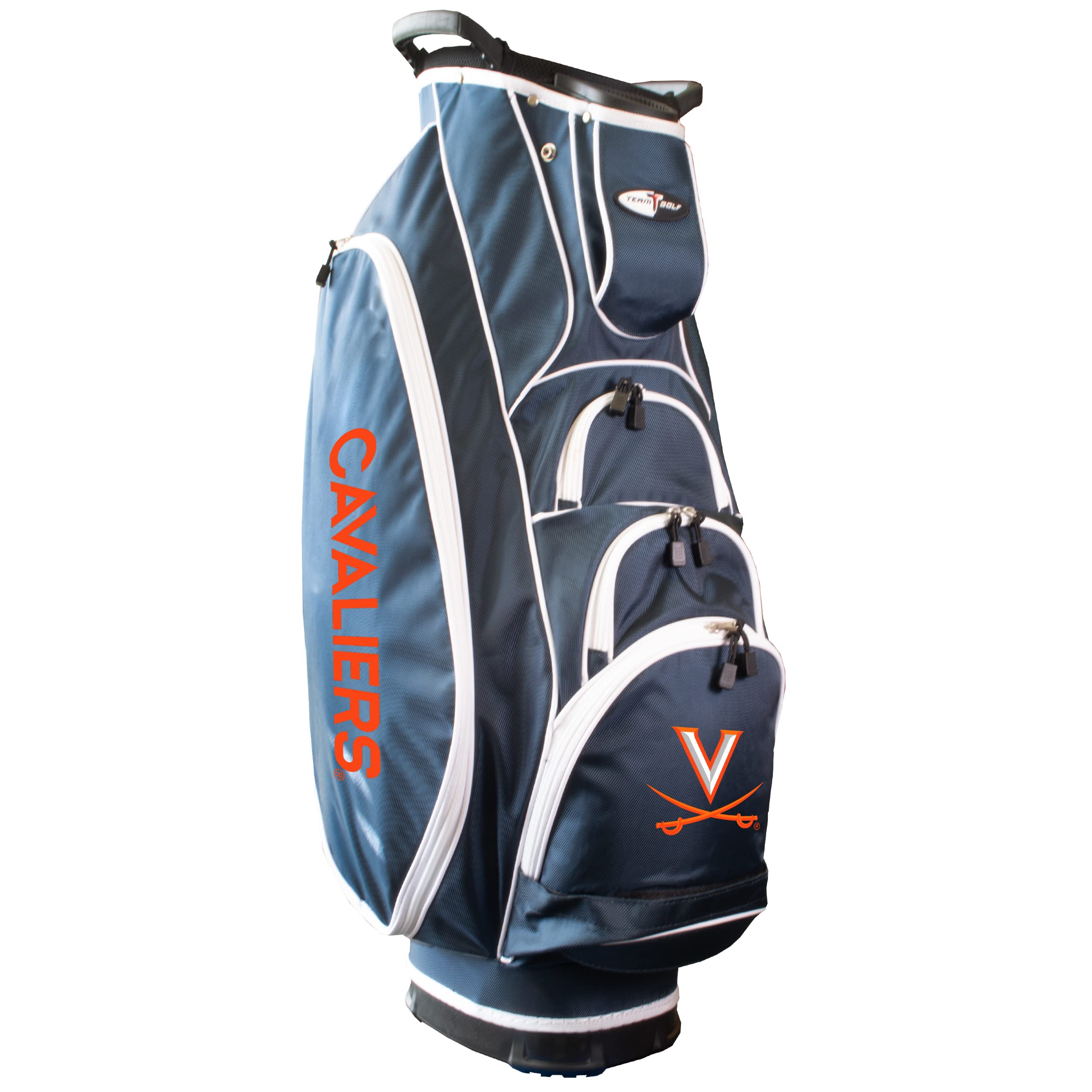 Team Golf NCAA Lightweight Stand Bag - 10-Way Club Divider with Spring Action Stand, Insulated Cooler Pocket, Velcro Glove & Umbrella Holder - Perfect for College Golf Tournaments & Practice Sessions
