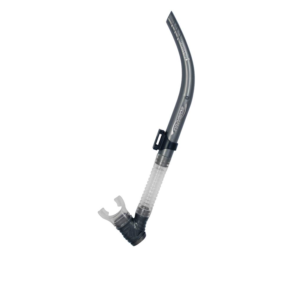 ScubaMax AIR Supply II Snorkel - Premium Full Face Snorkeling Mask for Adults & Kids - Comfortable Dry Top Breathing Tube for Underwater Swimming, Snorkeling, and Diving - Perfect for Beach Vacations & Ocean Adventures
