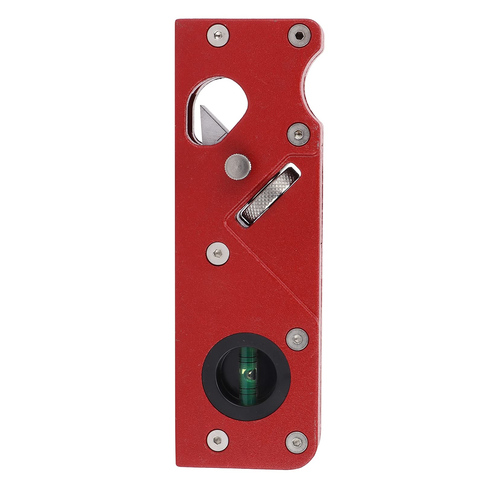 WNSC Adjustable Depth Edge Trimming Chamfer Tool - Aluminum & ABS Plastic Woodworking Corner Flattening Tool for DIY Projects (Red, Polar Animals) - Perfect for Furniture Making, Cabinet Edging, and Wood Crafting