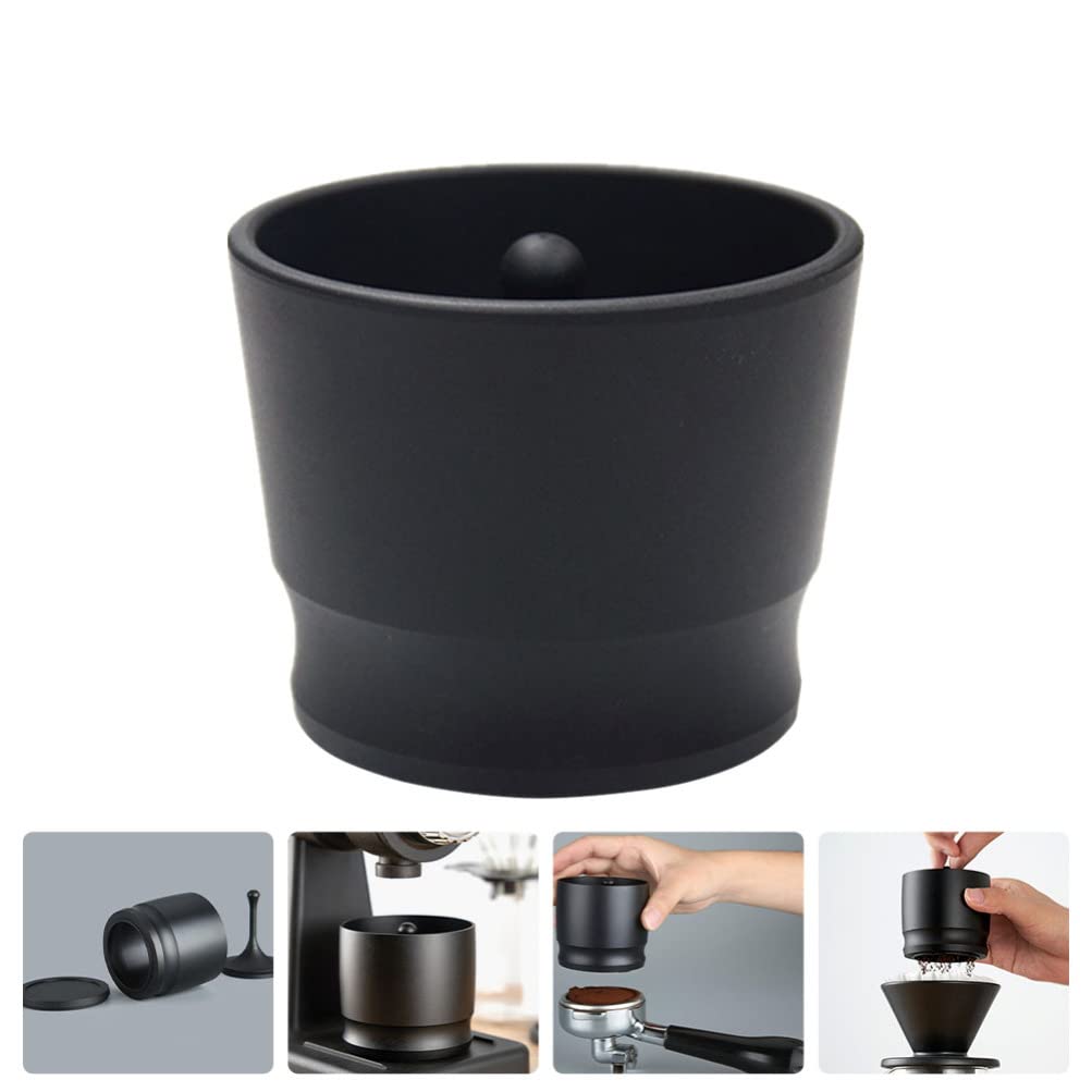 Premium Aluminum Alloy Coffee Powder Storage Cup - Durable Powder Holder & Receiver for Ek43 Grinder, Perfect for Home Baristas & Coffee Shops - Ideal for Espresso, Pour Over & Cold Brew Preparation