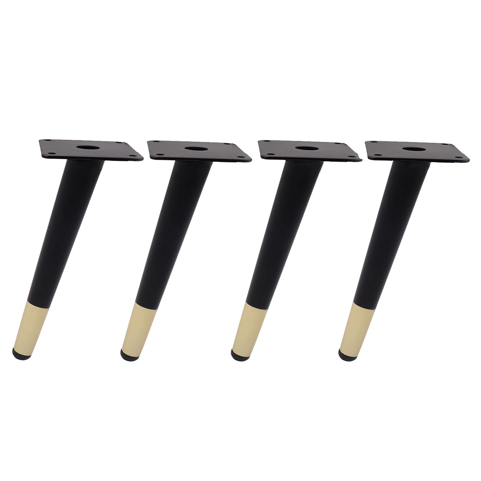 LIYANLCX Set of 4 Tapered Metal Table Legs - Heavy Duty Angled Furniture Legs for Office Desk, Coffee Table & Kitchen Table | Perfect for Modern Home Office, Dining Room & Workspace Decor