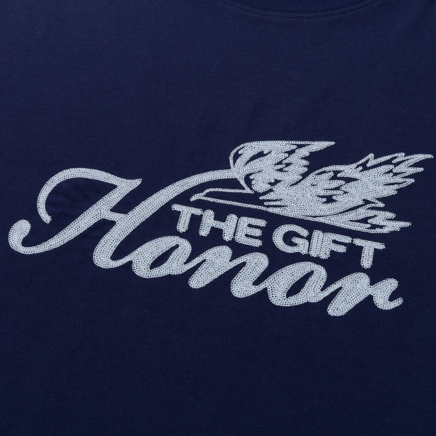 HONOR THE GIFT AUTO CLUB Box Tee - Navy Blue Men's Graphic T-Shirt | Casual Streetwear for Car Enthusiasts & Urban Style