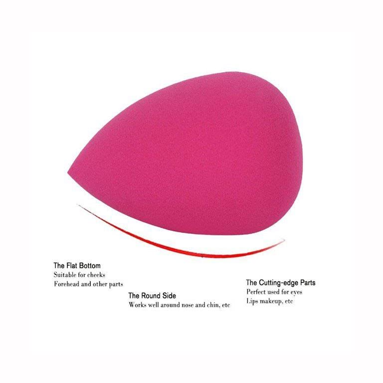 Professional Makeup Sponge Beauty Blender - Soft Pink Blending Sponge for Flawless Foundation & Concealer Application | Cruelty-Free, Latex-Free Makeup Puff (Pack of 1) | Perfect for Everyday Makeup, Contouring & Airbrush Finish
