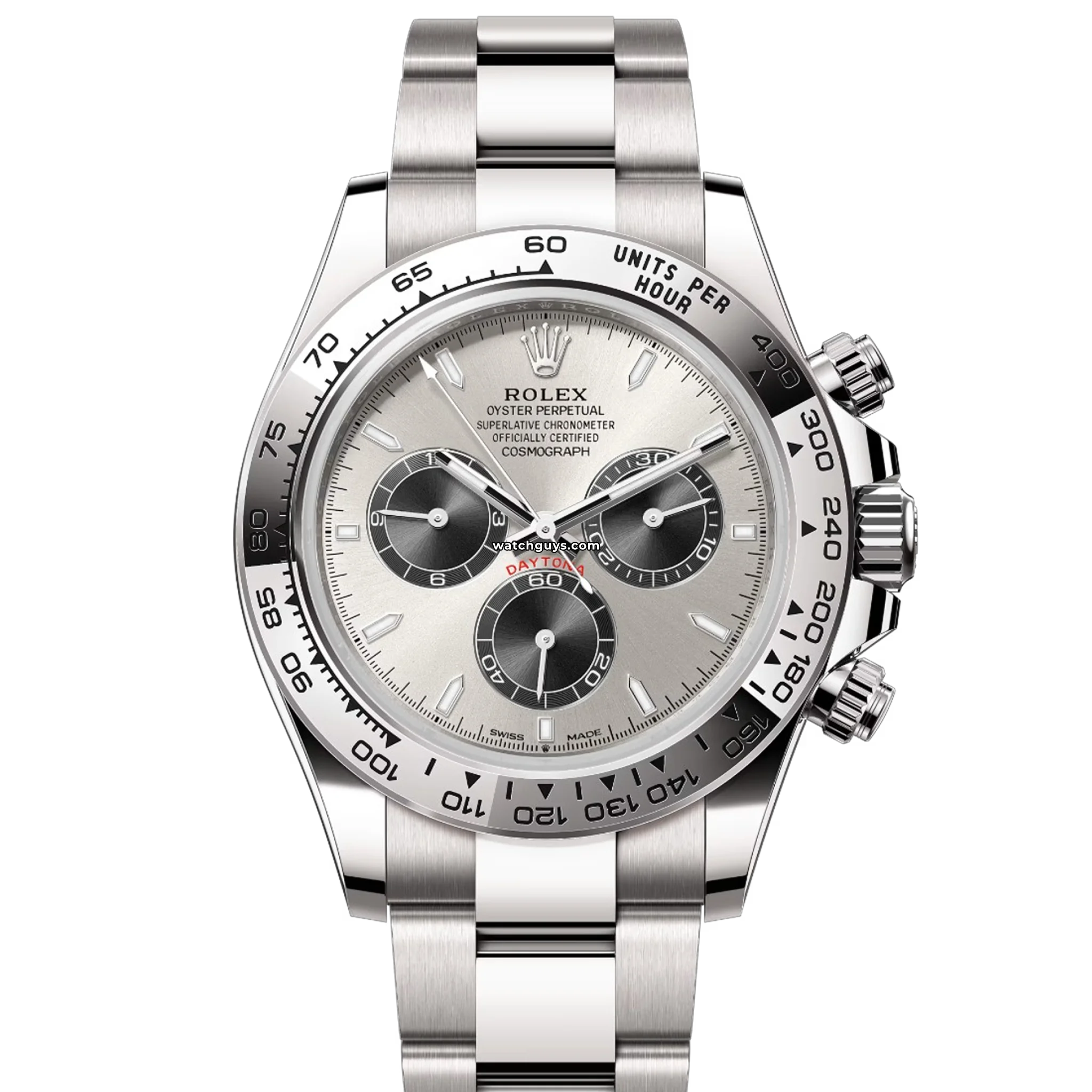 Rolex Daytona 126509 Stainless Steel Watch with Silver Dial - Perfect for Luxury Collectors & Business Professionals