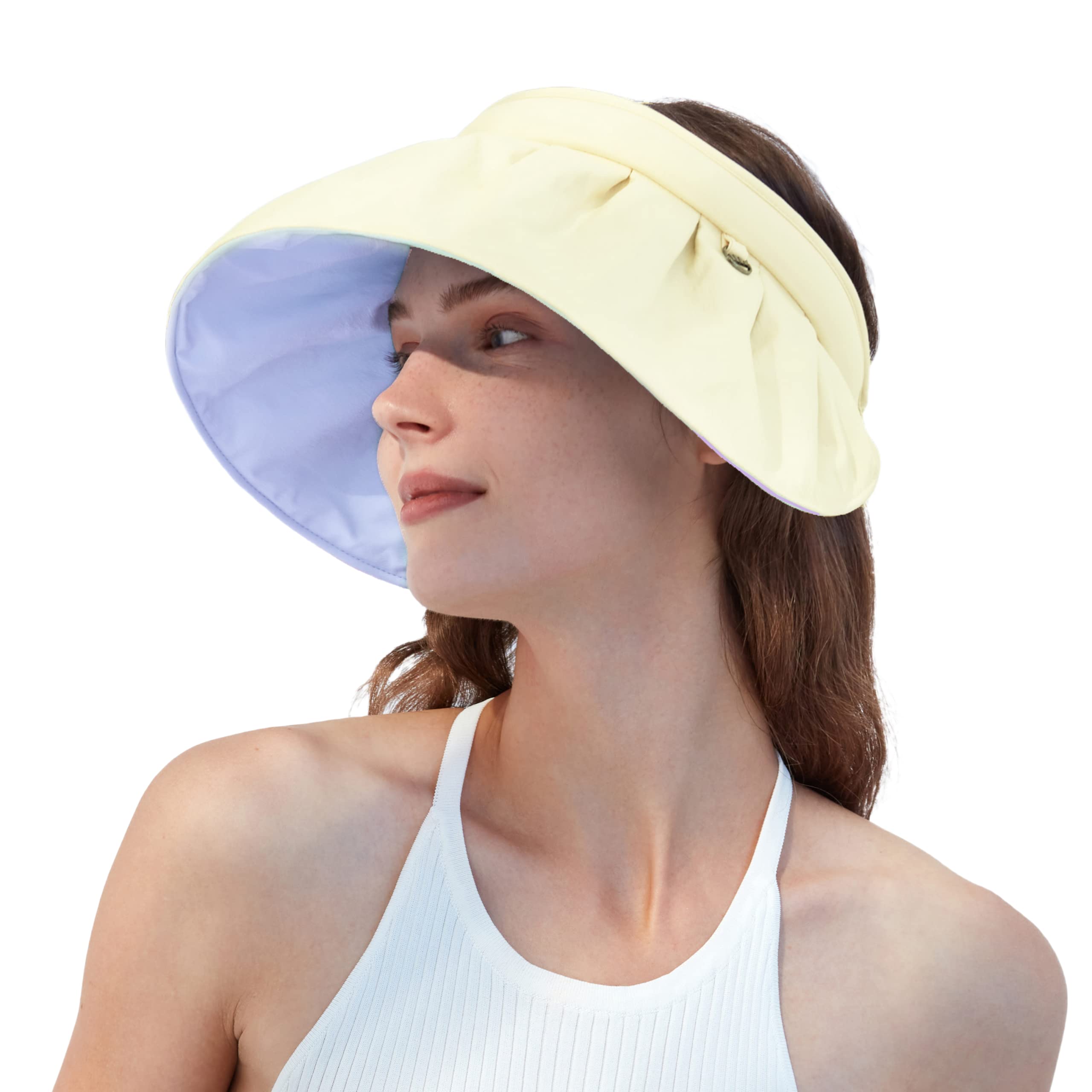 BENEUNDER UPF 50+ Sun Protection Hat - Wide Brim UV Blocking Visor for Men & Women - Perfect for Tennis, Golf, Beach, Hiking & Outdoor Activities