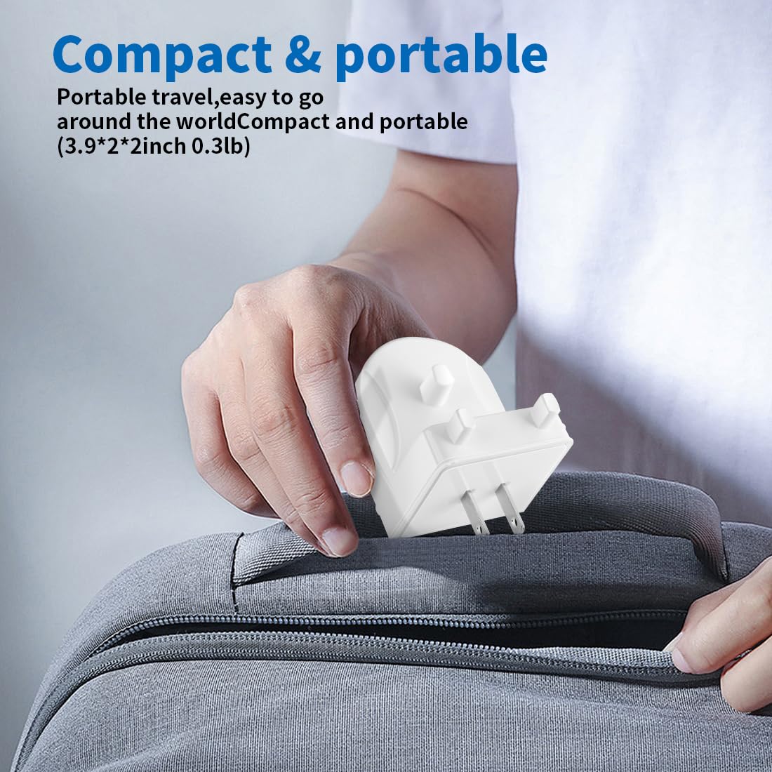 Oral-B Braun Electric Toothbrush Wall Charger - Replacement Power Adapter for Most Oral-B/Braun Models (Excluding IO & Pulsonic Series) - White - Perfect for Home, Travel & Bathroom Use