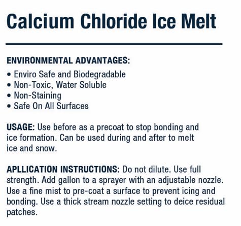 Fast-Acting Calcium Chloride (CaCl2) Ice Melt Liquid - 30 Gallon Professional Drum | BGB-30DC Winter Solution for Driveways, Sidewalks & Parking Lots | Bare Ground Blue Formula