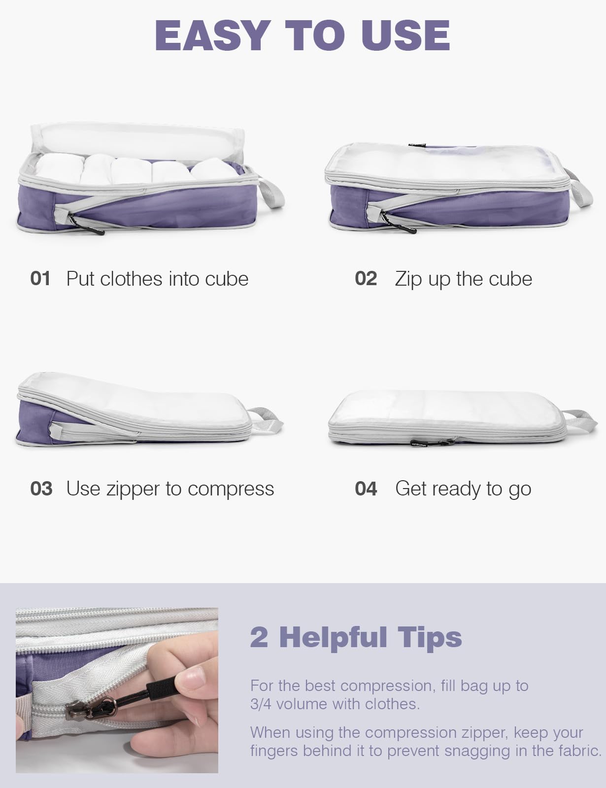 Clear Mesh Compression Packing Cubes for Suitcases - 4-Piece Travel Organizer Set with Shoe Bag | Perfect for Business Trips, Vacations & Weekend Getaways
