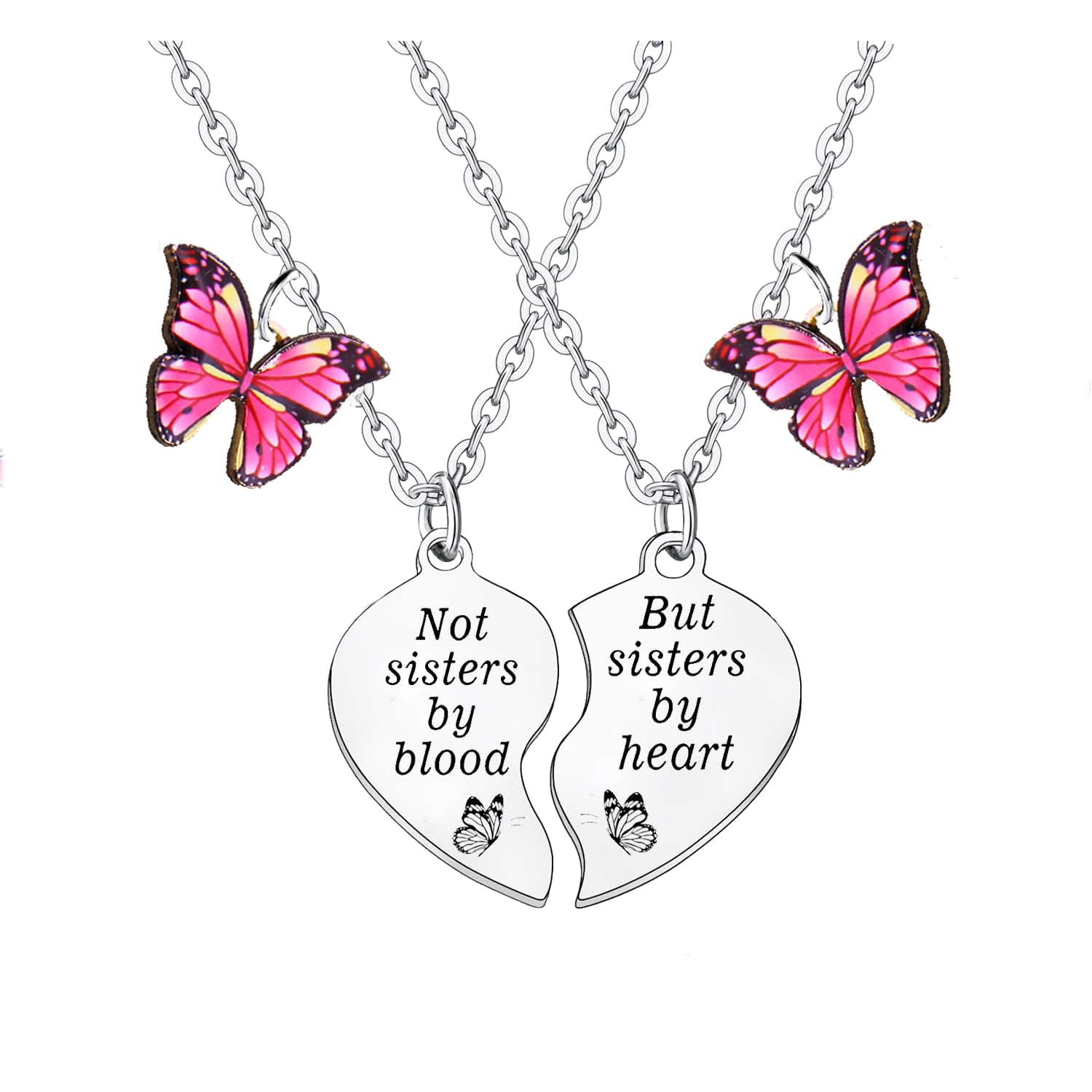 Best Friend Necklace Set - Matching BFF Jewelry for Women & Girls | Sister Friendship Gift for Christmas, Birthday, Graduation | Perfect for Everyday Wear & Special Occasions