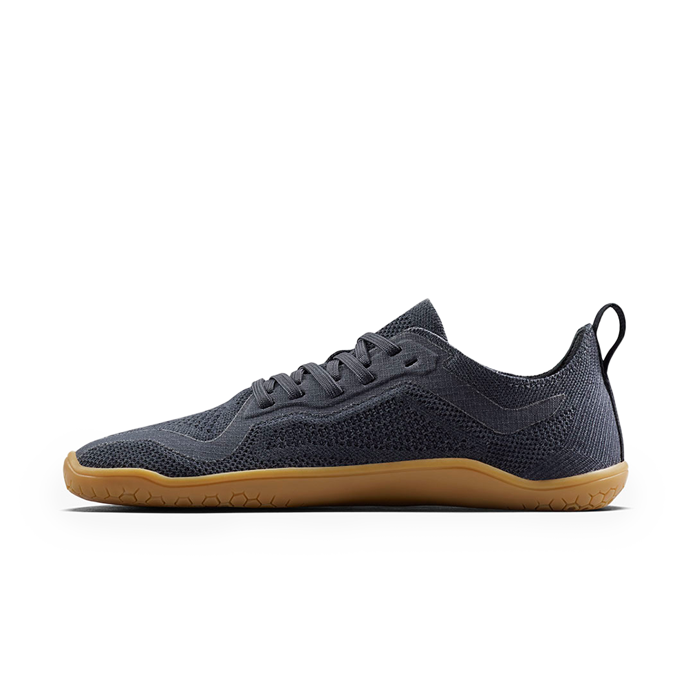 Vivobarefoot Primus Lite Knit Natural Men's Barefoot Shoes - Lightweight & Breathable for Running, Gym & Outdoor Activities