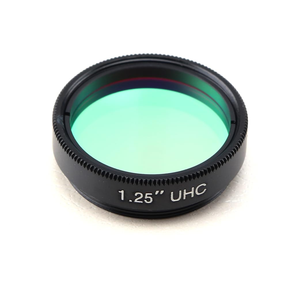 Starboosa 1.25 Inch UHC Telescope Filter - High Contrast Deep Sky Observation & Astrophotography Filter - Light Pollution Reduction for Nebulae & Galaxies - Perfect for Urban Astronomy & Night Sky Photography
