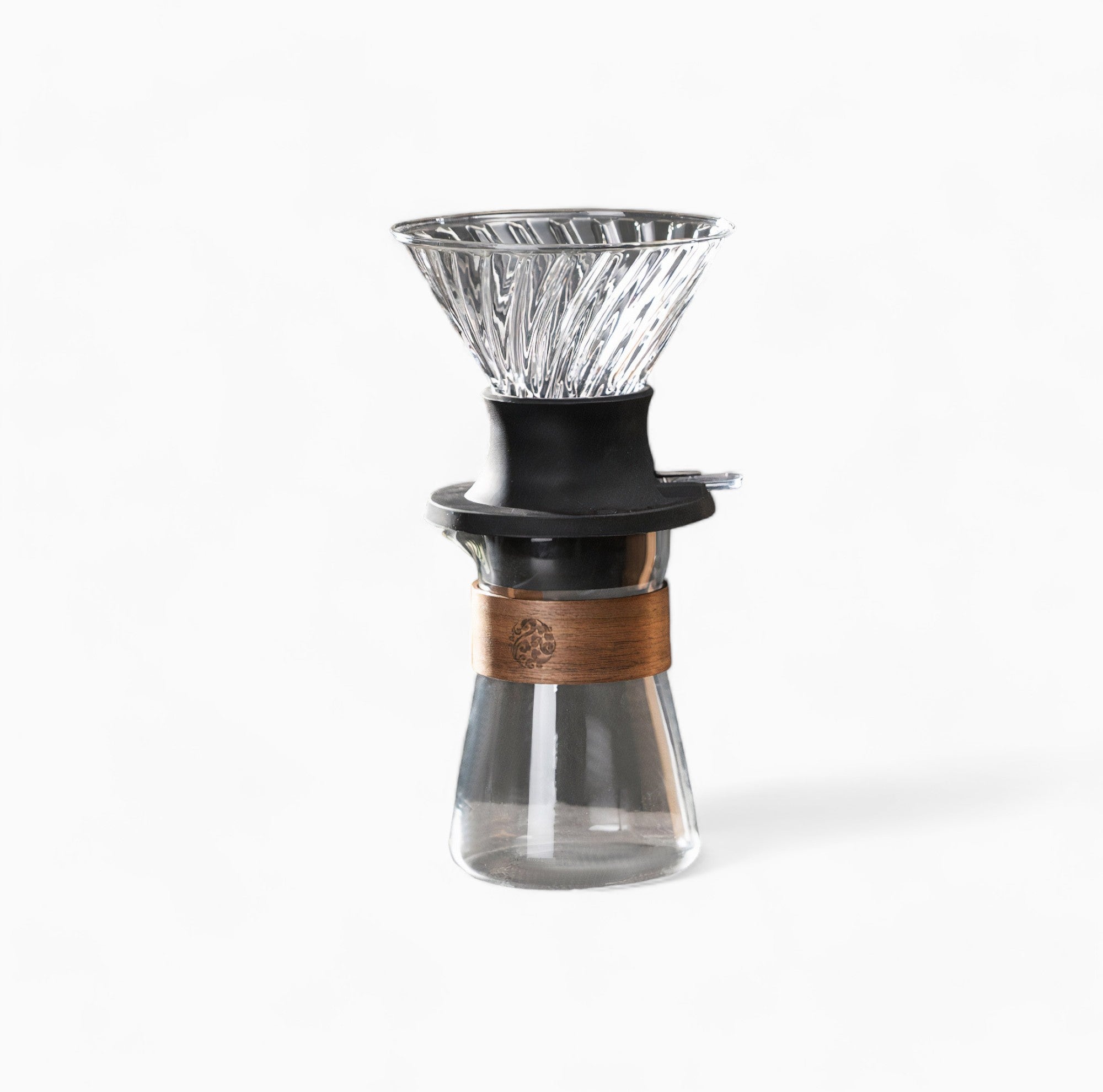 Premium V60 Pour Over Coffee Maker Set with Glass Dripper - Perfect for Home Baristas & Specialty Coffee Lovers - Ideal for Morning Brews & Coffee Tasting Sessions