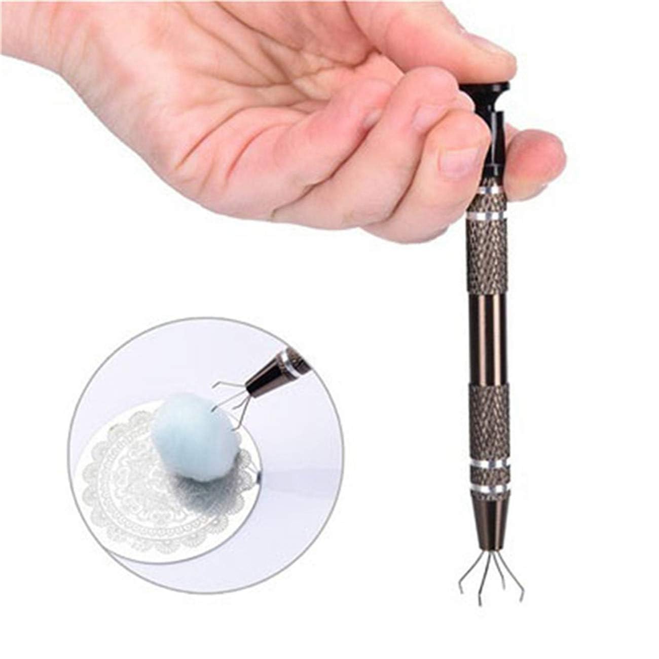 Rose Gold Manicure Saver Cotton Claw - Nail Art Stamping Plates & Cleaning Tool Set for Professional Nail Designs - Perfect for Salon, Home DIY & Nail Art Enthusiasts