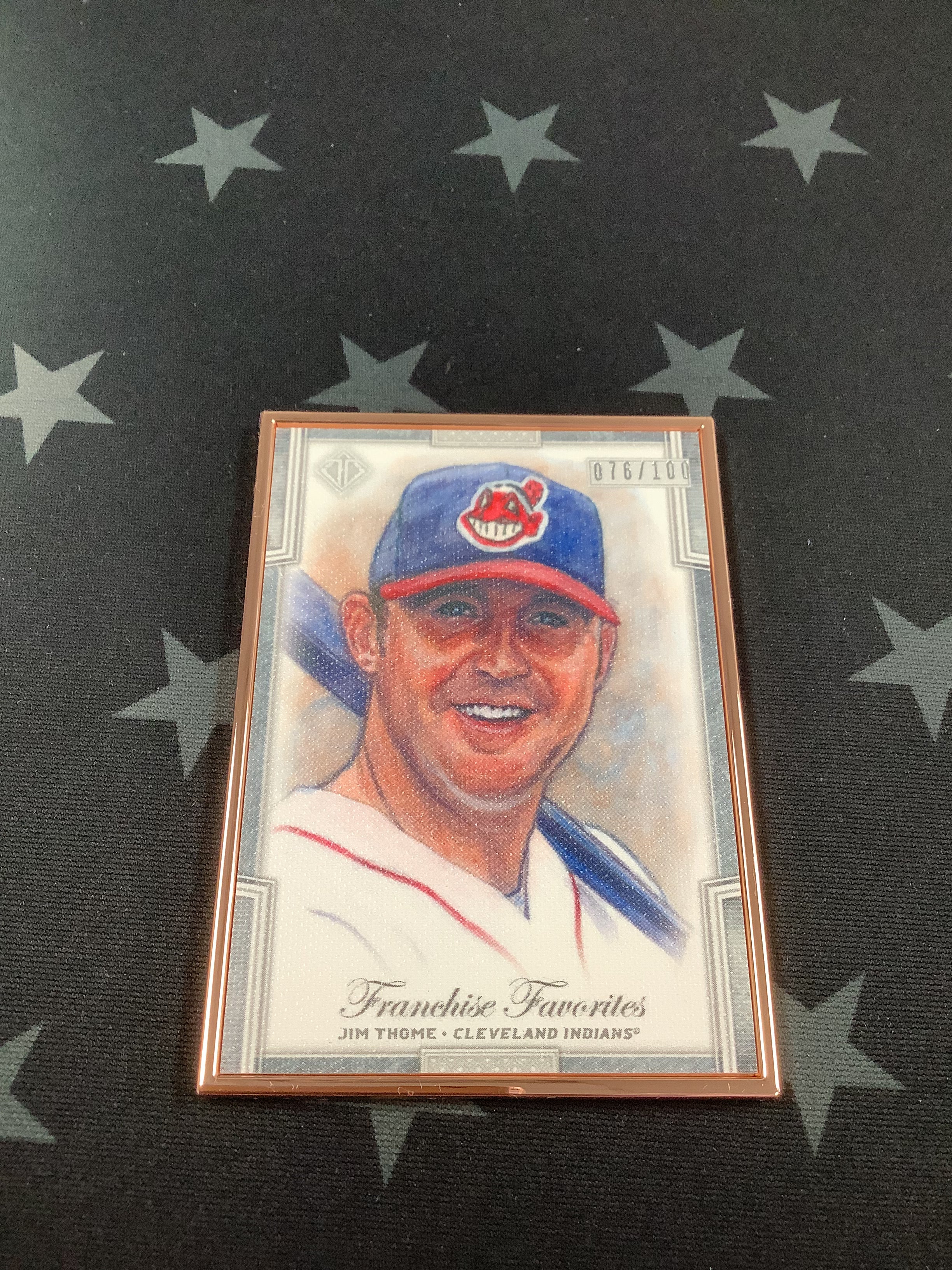 2019 Jim Thome Franchise Favorites Transcendent Collection Baseball Card #FFR JT /100 - Rare Collectible for MLB Fans & Sports Memorabilia Enthusiasts