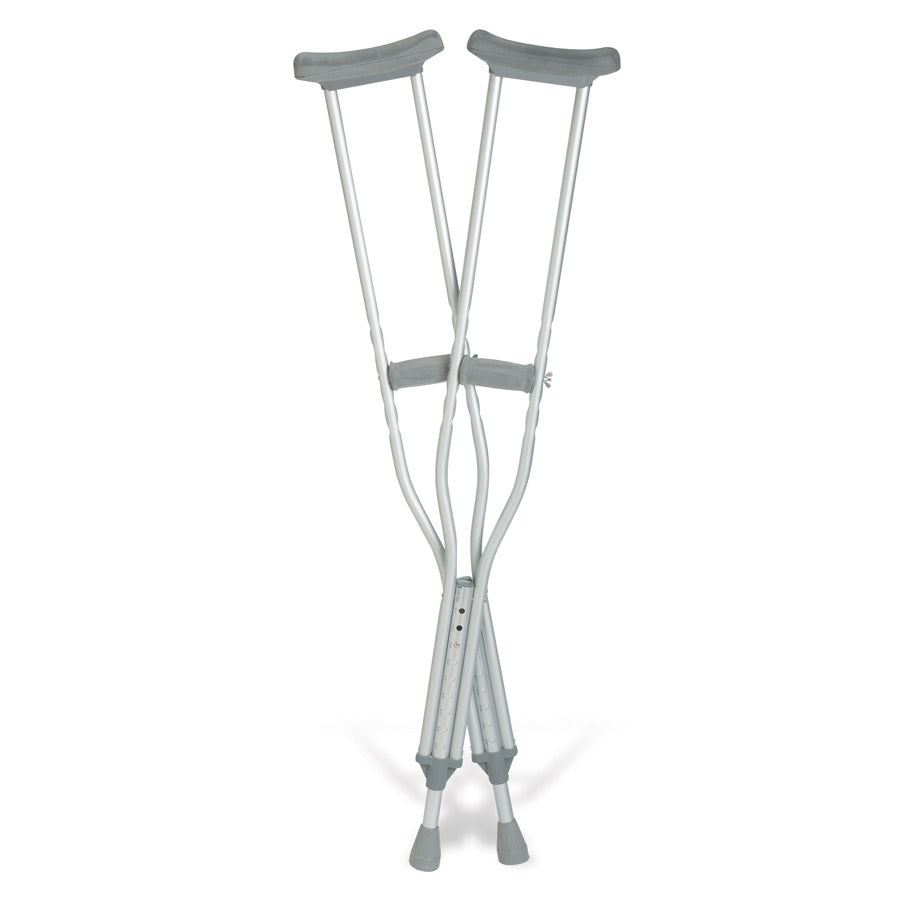 Dbd Crutch Aluminum Quik Fit Youth - Lightweight Adjustable Walking Cane for Kids & Teens - Perfect for Injury Recovery, Mobility Support & Everyday Use