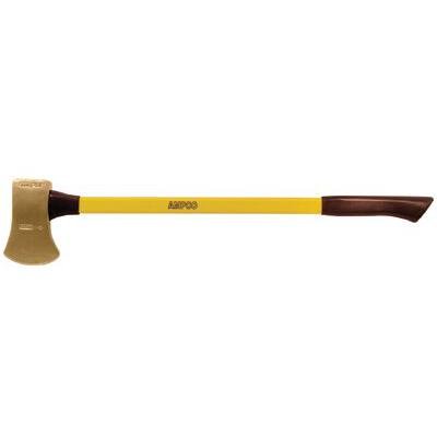 Safety Tools A-5FG Flat Head Axe - Durable Camping & Wood Splitting Tool (1 Unit) - Perfect for Outdoor Adventures, Firewood Preparation & Survival Kits