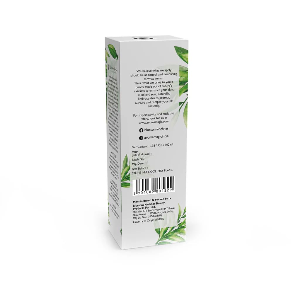Aroma Magic Neem and Tea Tree Face Wash with Niacinamide - 100ml | Deep Cleansing, Acne Control & Oil Balancing | Perfect for Daily Skincare Routine