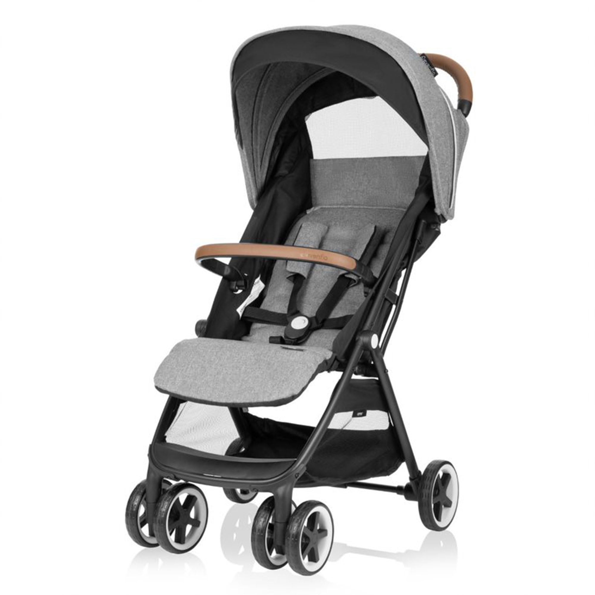 Evenflo Gold Otto Moonstone Self-Folding Lightweight Travel Stroller - Compatible with Baby Car Seats | Perfect for Air Travel, Shopping & Daily Outings