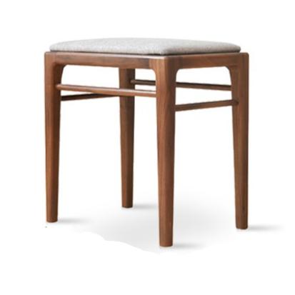 16.1x11.0x15.7 inches / 41x28x40 cm / Rich Dark Walnut Color / Black walnut makeup stool