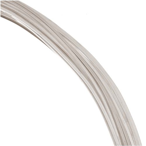 1 Oz. (30 Ft.) 22 Gauge Sterling Silver Square Wire - Dead Soft for Jewelry Making, Beading, Wire Wrapping & DIY Crafts