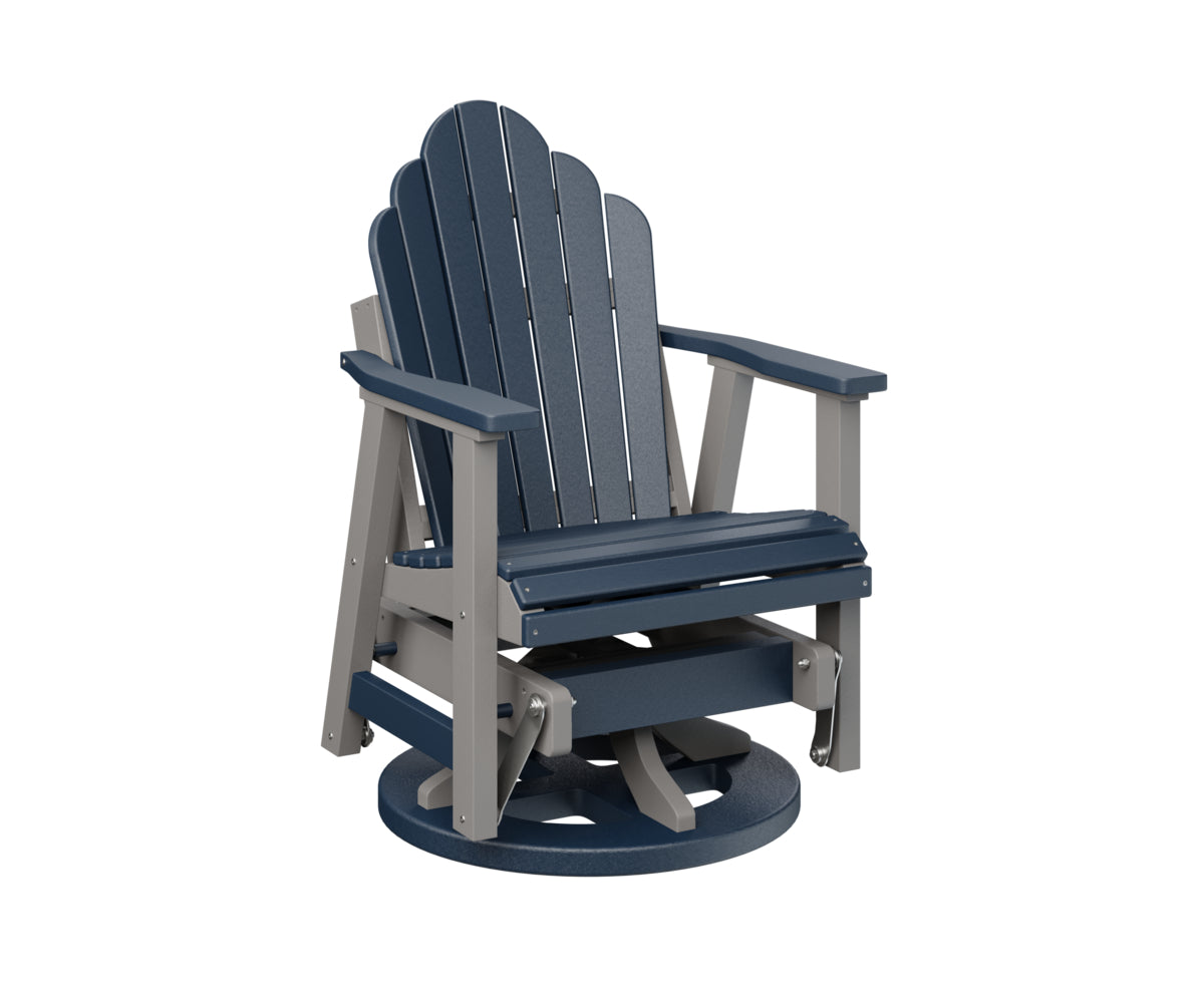 Berlin Gardens Cozi Back Swivel Glider - Outdoor Patio Rocking Chair with Cushion, Weather-Resistant for Garden, Deck, Porch & Poolside Relaxation