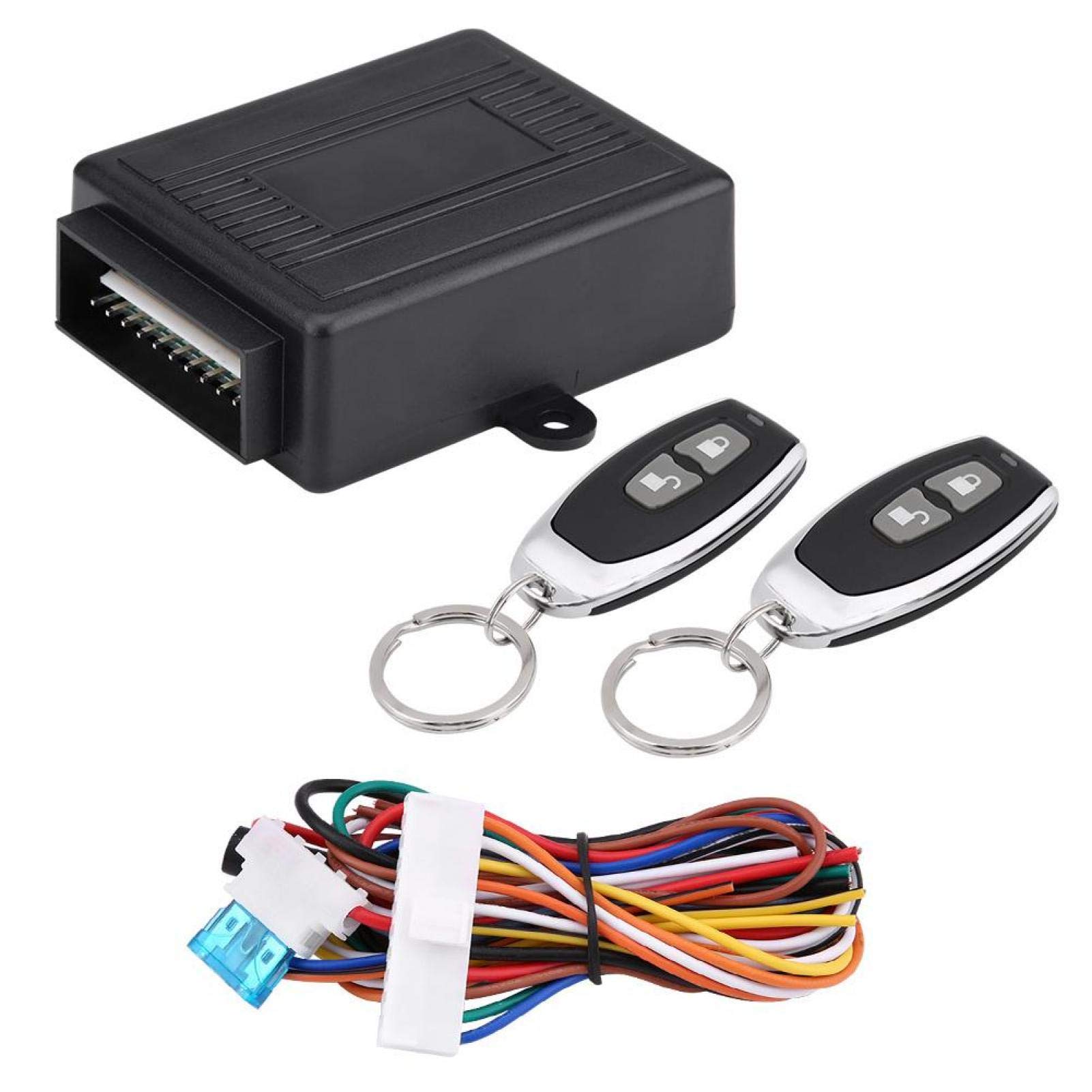 Universal Car Keyless Entry Kit - 5-Wire Central Locking System, Remote Security Door Lock for Most Vehicles | Easy Installation & Enhanced Car Security