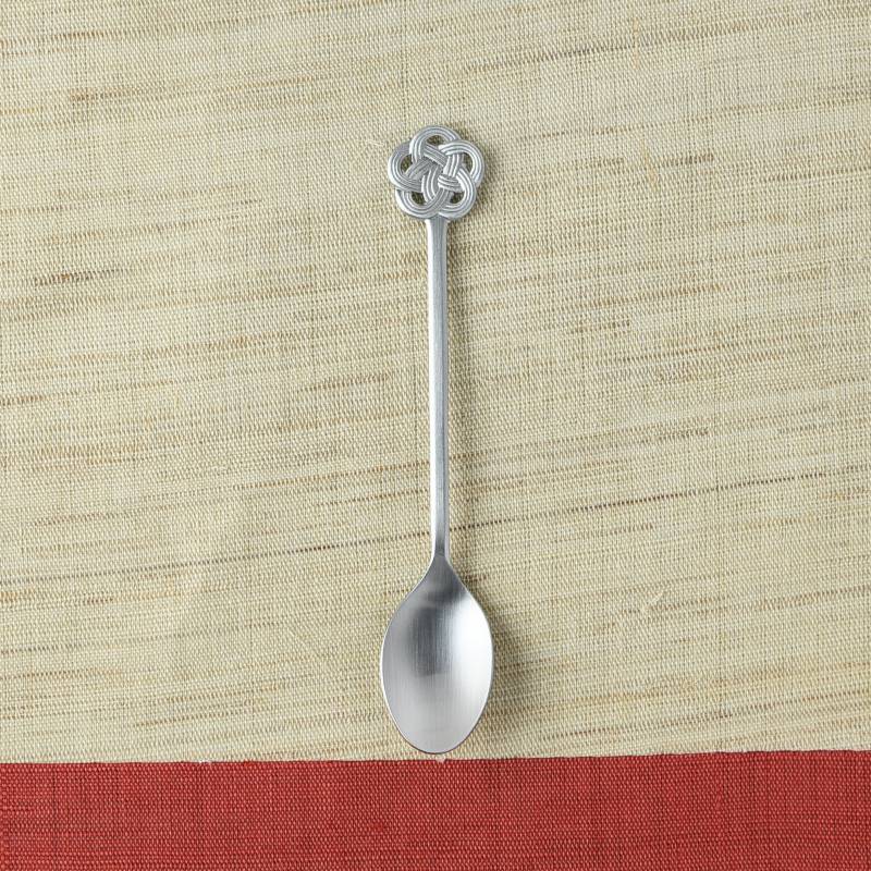 Premium Mizuhiki Stainless Steel Teaspoon & Cake Fork Set - 2 Elegant Colors for Tea Parties, Desserts & Fine Dining