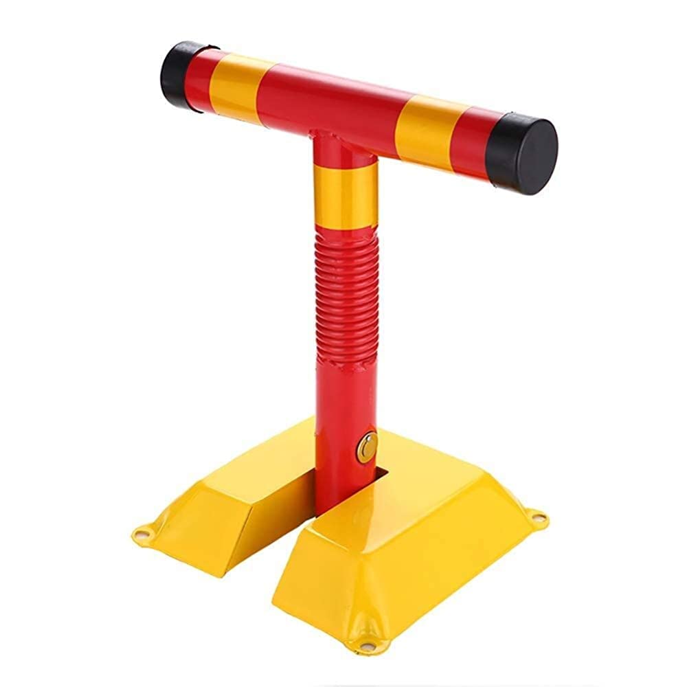 Heavy Duty Folding Parking Barrier Lock - Anti-Theft Car Parking Latch for Garage, Driveway & Parking Spaces - Durable Parking Bollard with Pressure Resistance (Perfect for Home, Office & Commercial Use)
