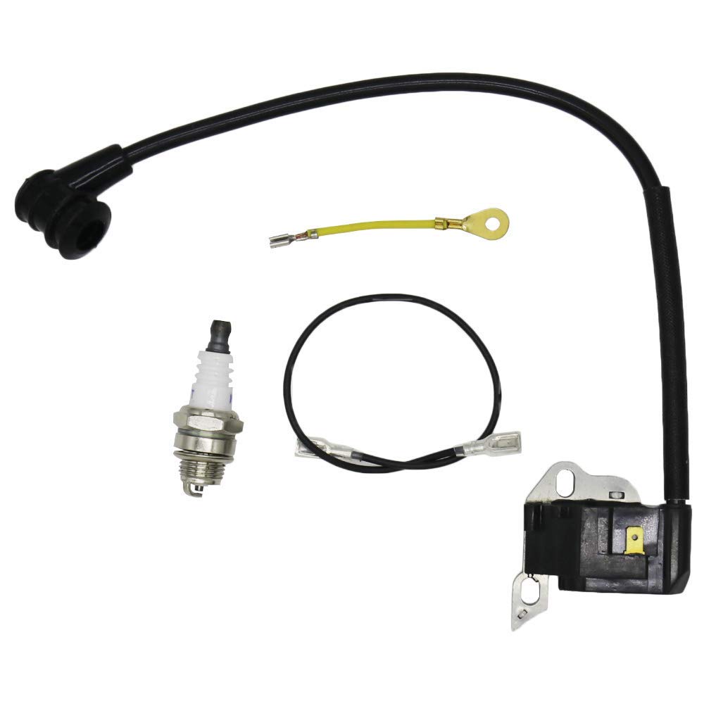 High Performance Ignition Coil Module with Spark Plug Compatible for Stihl MS200T 020T MS200 Chainsaw - Replacement Part #0000 400 1306 - Perfect for Chainsaw Repair & Maintenance