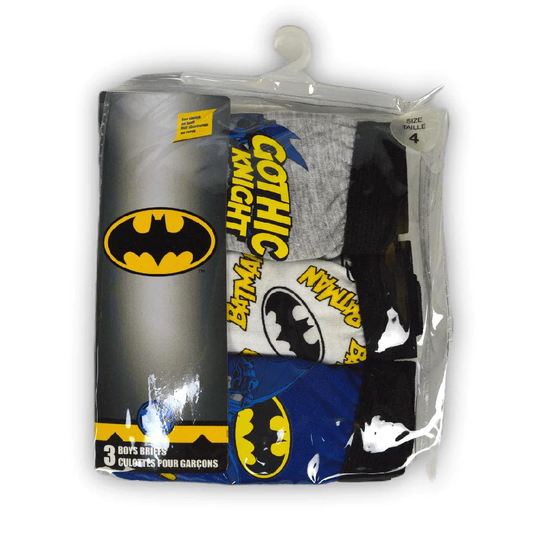 Batman Boys Underwear 3 Pack - Superhero Themed Cotton Briefs for Kids - Comfortable & Breathable for Daily Wear, Playtime & Sleep