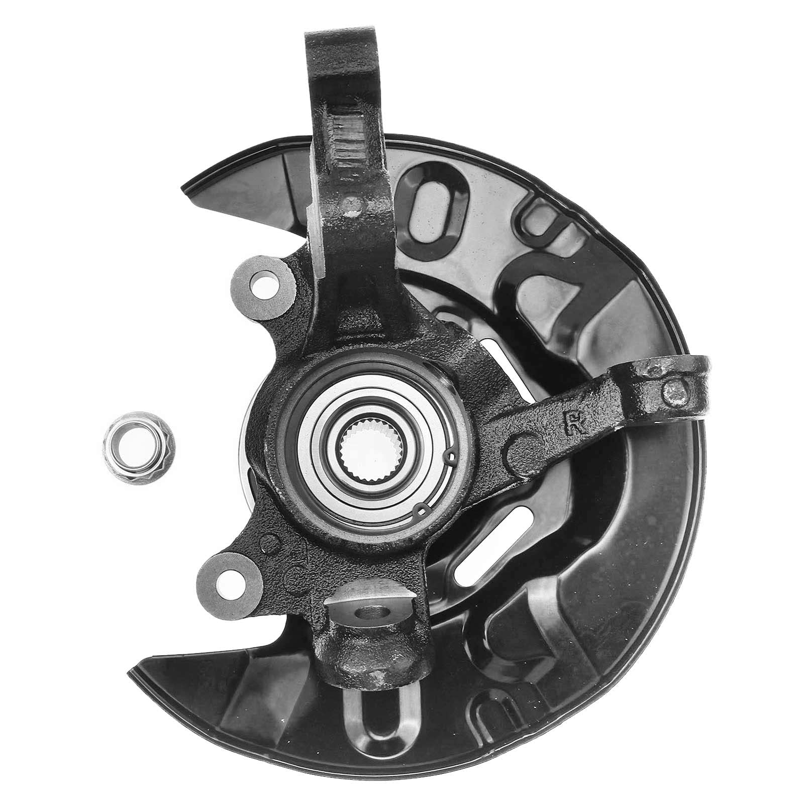 Premium Wheel Hub Bearing & Steering Knuckle Assembly for 2003-2006 Toyota Matrix 1.8L AWD - Front Driver & Passenger Side 2-Piece Set | Durable Replacement for Smooth Ride & Enhanced Vehicle Performance