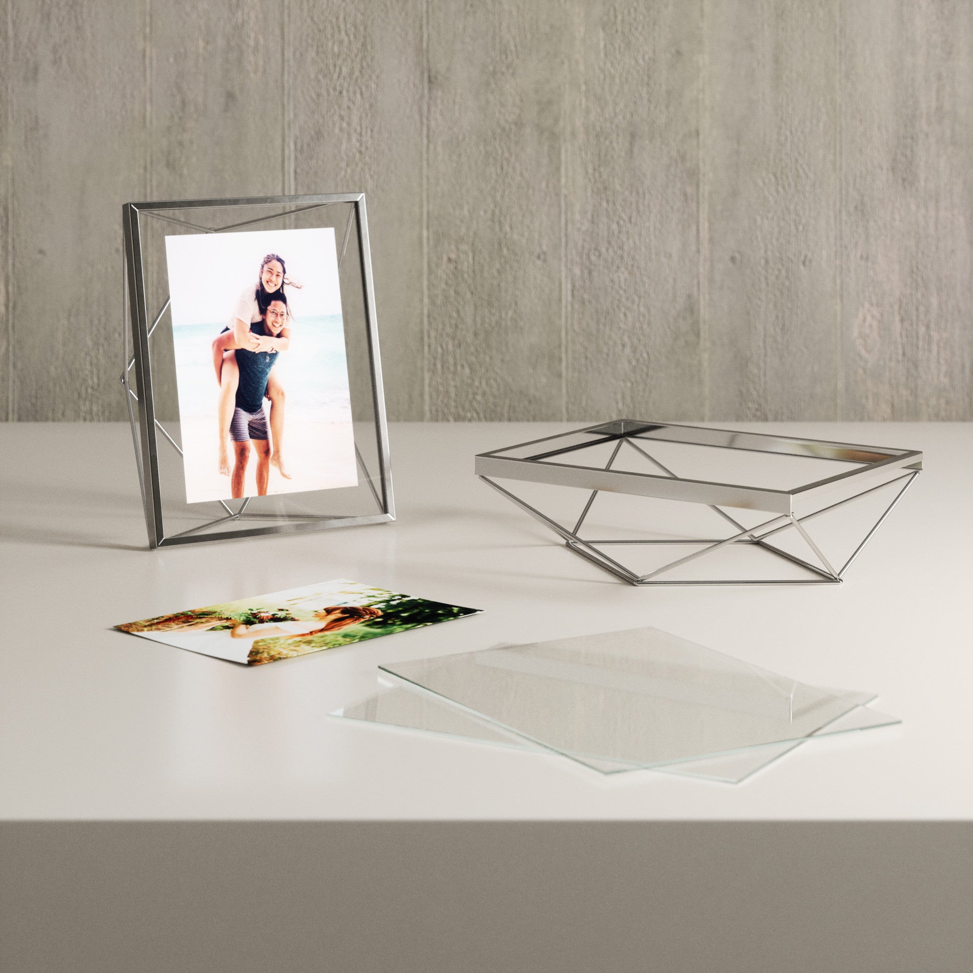 Prisma Picture Frame - Elegant Modern Photo Display for Wall & Tabletop - Perfect for Home Decor, Office, and Gift Giving