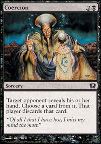Magic The Gathering Coercion Card - Ninth Edition - Collectible Trading Card Game for Strategy & Deck Building - Perfect for MTG Tournaments and Casual Play