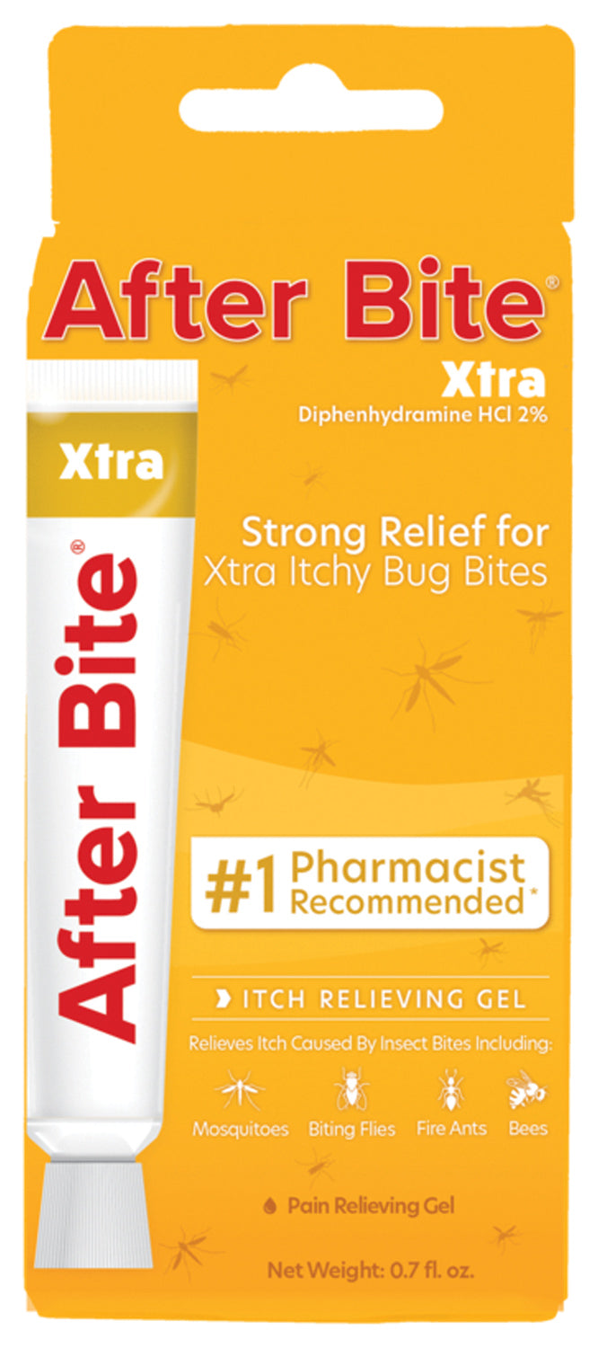 After Bite Xtra Fast-Acting Insect Bite Relief Gel - Soothes Itching & Swelling from Mosquito, Bee Stings - Perfect for Outdoor Camping, Hiking & Travel First Aid Kit