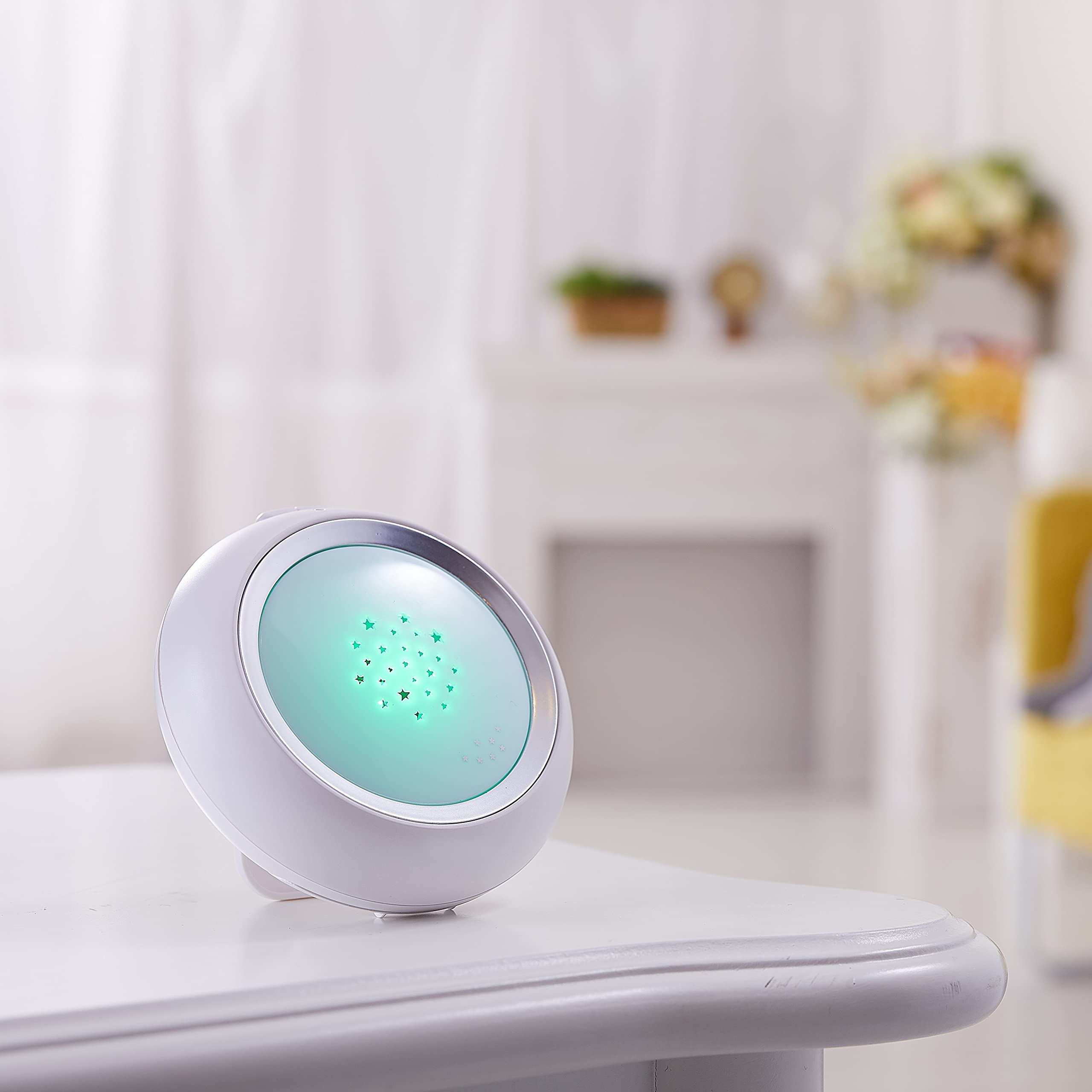 Bebcare Hear Audio Baby Monitor - Ultra-Low Radiation Safe Technology with Breathing Sensor, Night Light & White Noise - 2000ft Range (Includes Sensor Mat) - Perfect for Nursery, Travel & Peace of Mind Parenting