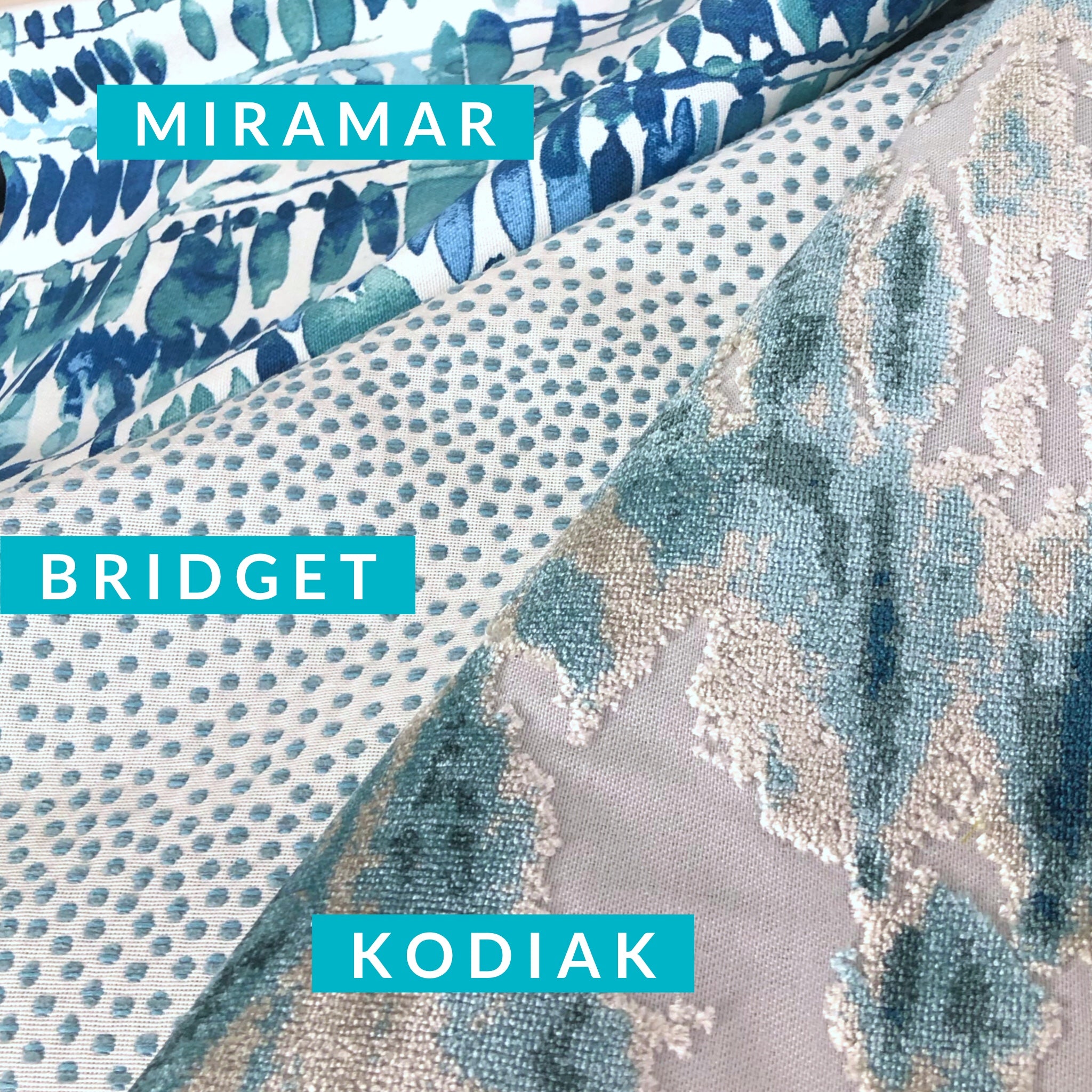 Bridget Turquoise Blue Chenille Dots Pillow Cover - Soft Decorative Throw Pillow Case for Sofa, Bed, Couch - Home Decor Accent for Living Room & Bedroom