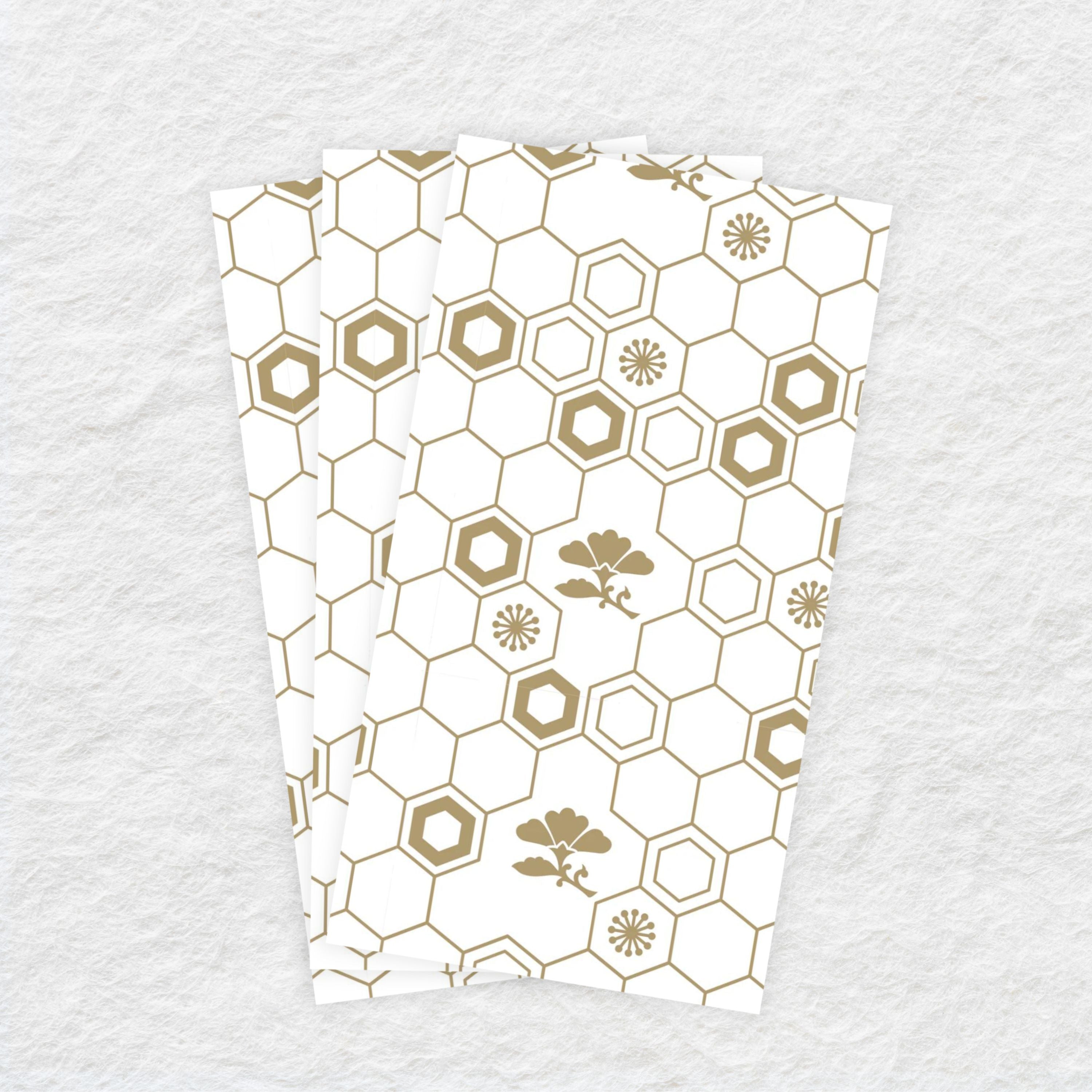 Disposable Linen-Like Paper Guest Towels - 16 Pack Honeycomb Floral Design | Eco-Friendly Bathroom & Kitchen Napkins for Parties, Weddings & Home Use