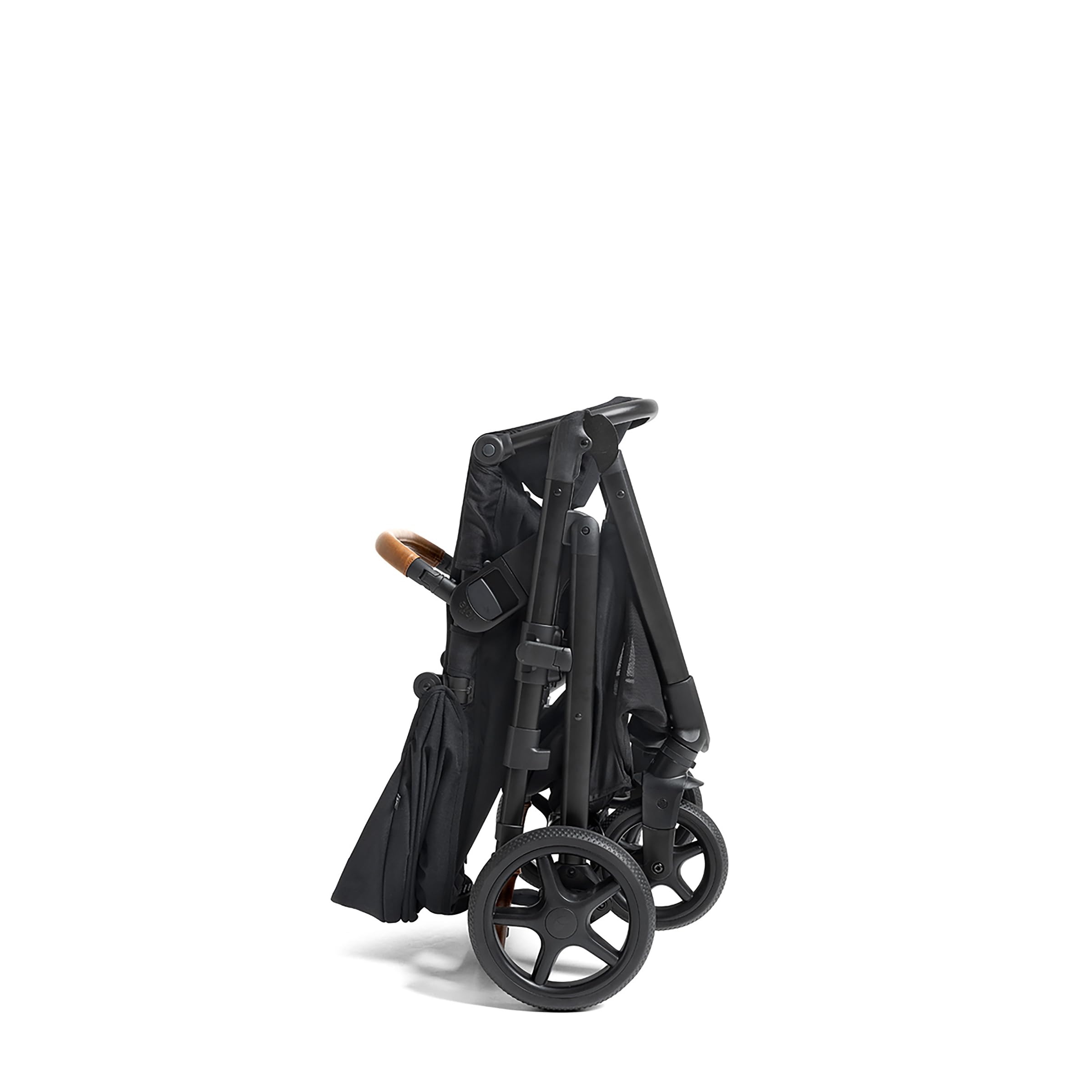 **4-in-1 Convertible Ginger Pramette & Stroller for Newborns & Toddlers – Adjustable Height, All-Wheel Suspension, Extra Storage – Perfect for Travel, Shopping & Daily Walks (Shale)**