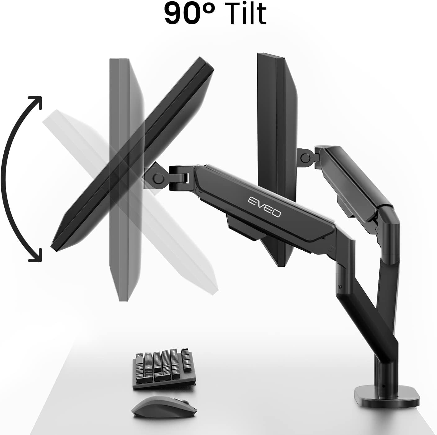 EVEO Premium Dual Monitor Stand for 14