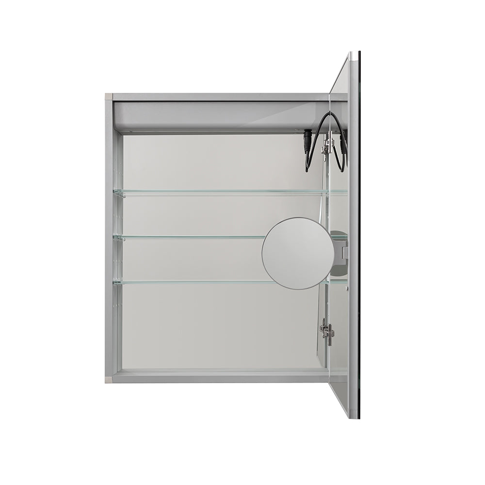 Aquadom Royale Basic Q 24x30 Right or Left Hinge LED Lighted Bathroom Medicine Cabinet - Perfect for Modern Homes & Spa-Like Retreats