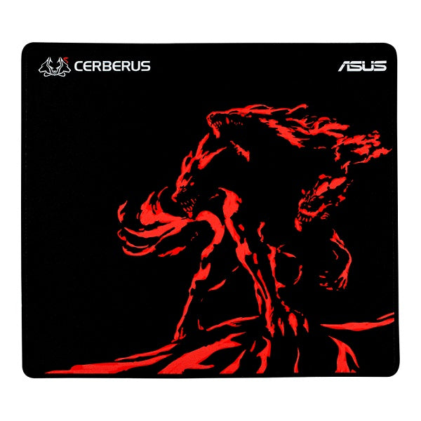 CERBERUS PAD MINI RED Gaming Mouse Pad - Non-Slip Rubber Base, Smooth Surface for Precision Control - Perfect for PC, Laptop, Esports & Office Use